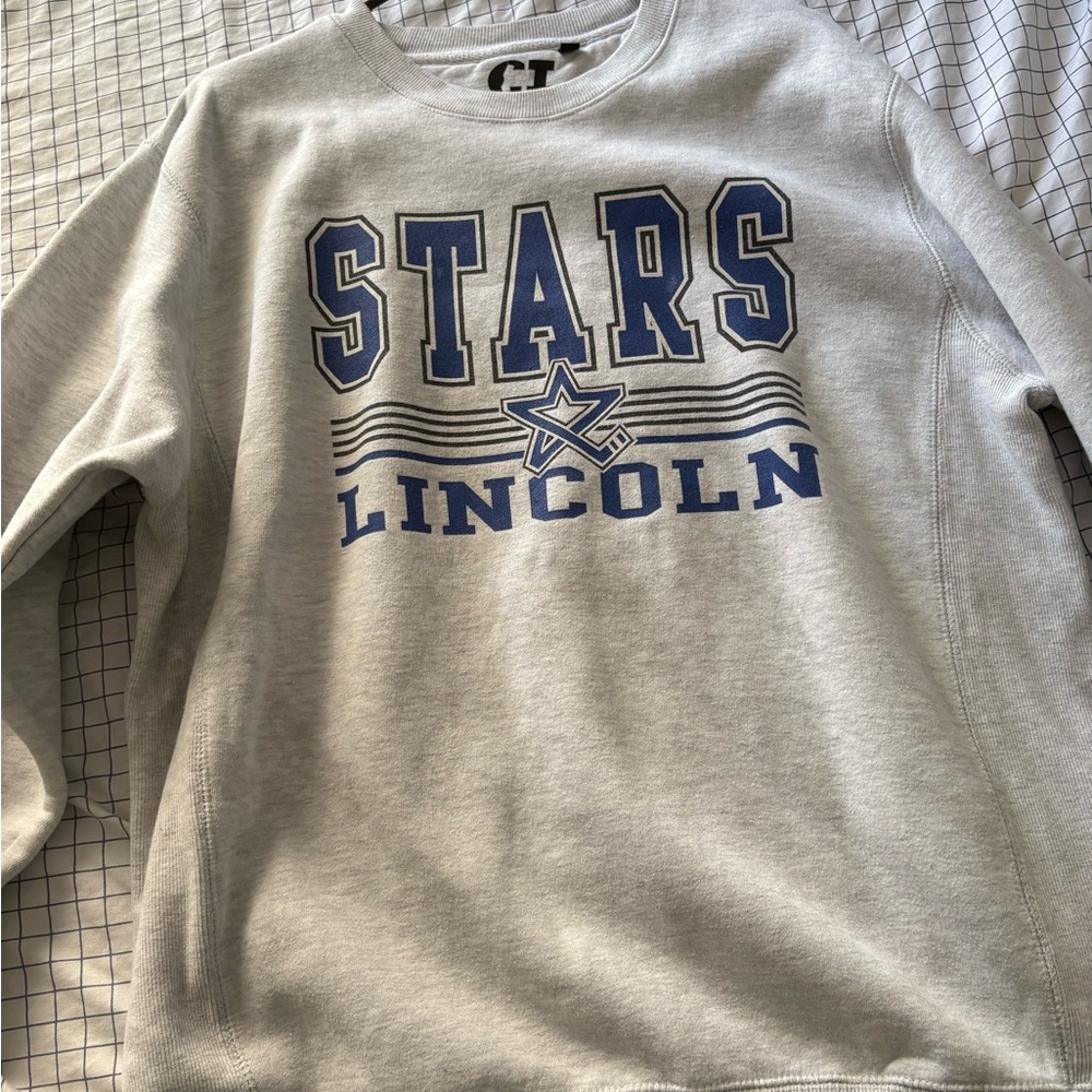 Gray Stars Lincoln Sweatshirt